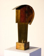Frauenkopf (Messing, Bronze)