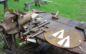 Die Wetterfahne entsteht