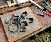 Die Krone in Einzelteile zerlegt